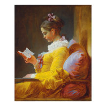 Joven Chica leyendo por Jean-Honore Fragonard, gra