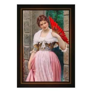 Foto Joven con hincha rojo de Eugen von Blaas