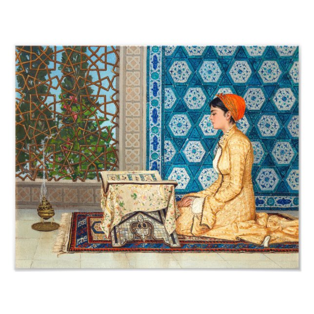 Foto Joven leyendo | Osman Hamdi Bey | (Frente)