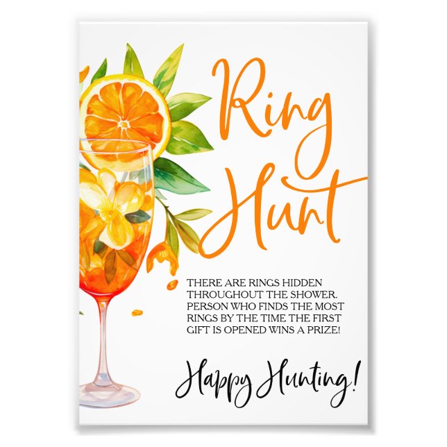 Foto Juego de Anillo de Amor a Primera Copa Spritz (Frente)