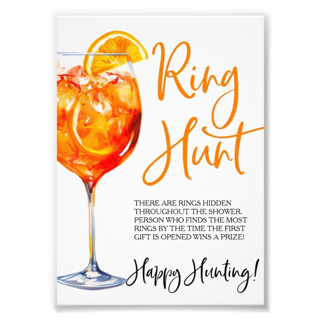 Foto Juego del Anillo del Spritz del Amor a Primera Vis (Frente)