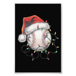 Foto Jugador de béisbol de Navidad Santa Deportes