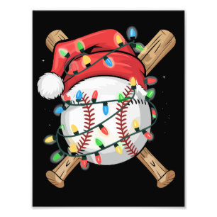 Foto Jugador de béisbol de Navidad Santa Deportes 