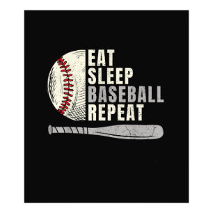 Foto Jugador de béisbol de repetición de sueño con sueñ