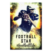 Jugador de cosecha de fútbol americano