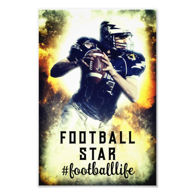 Foto Jugador de cosecha de fútbol americano (Frente)