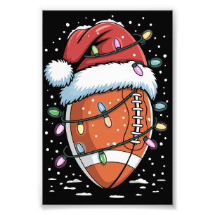Foto Jugador de fútbol americano de Navidad Santa Depor