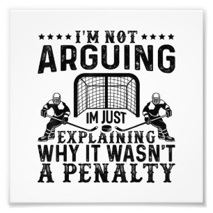 Foto Jugador de hockey discute el regalo de un divertid