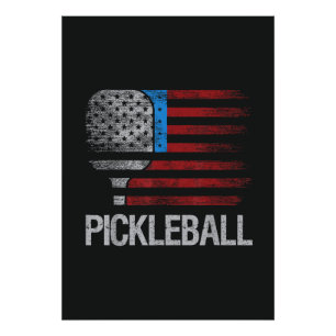 Foto Jugador de pickleball con bandera de EE. UU. amant