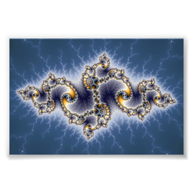 Foto Julia In Blue - Arte Fractal (Frente)