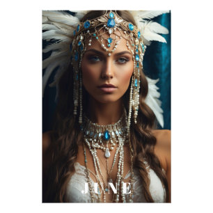 Foto *~ JUNE Boho Headdress PEARLS AP53