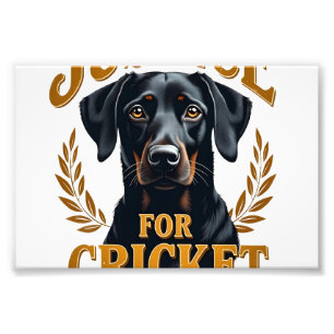 Foto Justicia Para Cricket Tipografía Vintage Memorial
