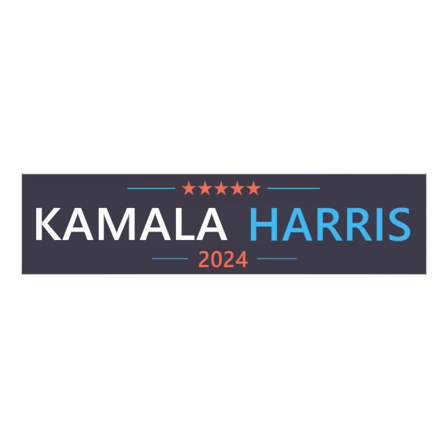 Foto Kamala Harris 2024 para el presidente (Frente)