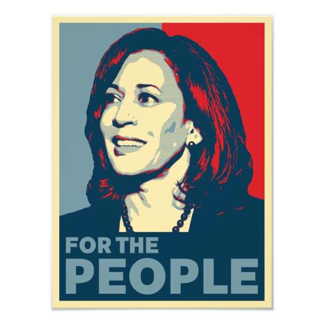 Foto Kamala Harris 2024 Poster de Esperanza en las elec (Frente)