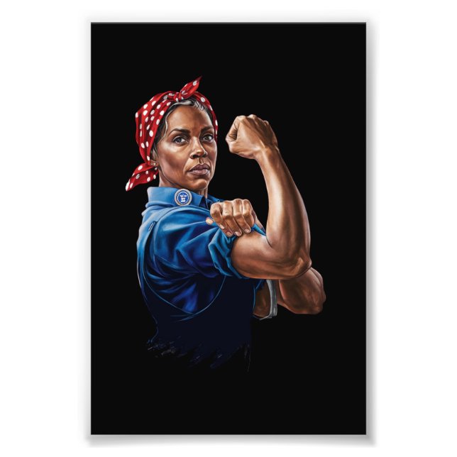 Foto Kamala Harris 2024 Rosie The Riveter Childless Cat (Frente)