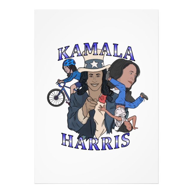 Foto Kamala Harris Bootleg Rap Style (Frente)
