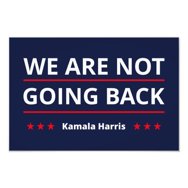 Foto Kamala Harris - No volveremos II (Frente)