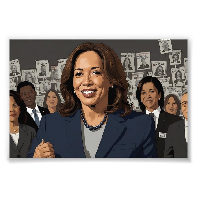 Foto Kamala Harris Personalizado (Frente)