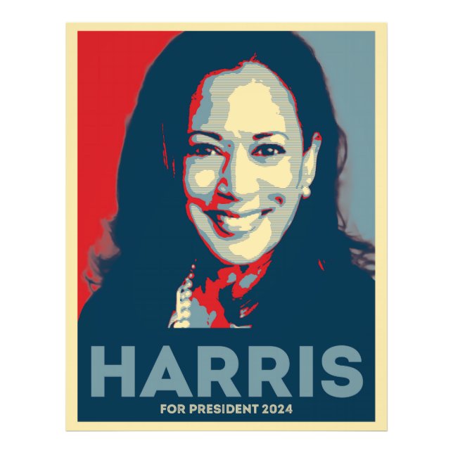 Foto Kamala Harris Por La Presidencia 2024 - Esperanza (Frente)