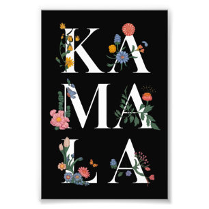 Foto Kamala Harris Votación Botánica Floral 2024 Votant