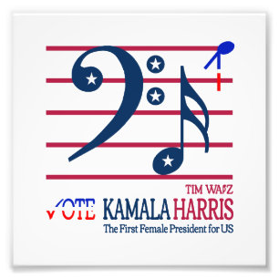 Foto Kamala Harris y Tim Walz