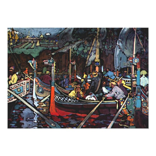 Foto Kandinsky - Canción del Volga, (Frente)