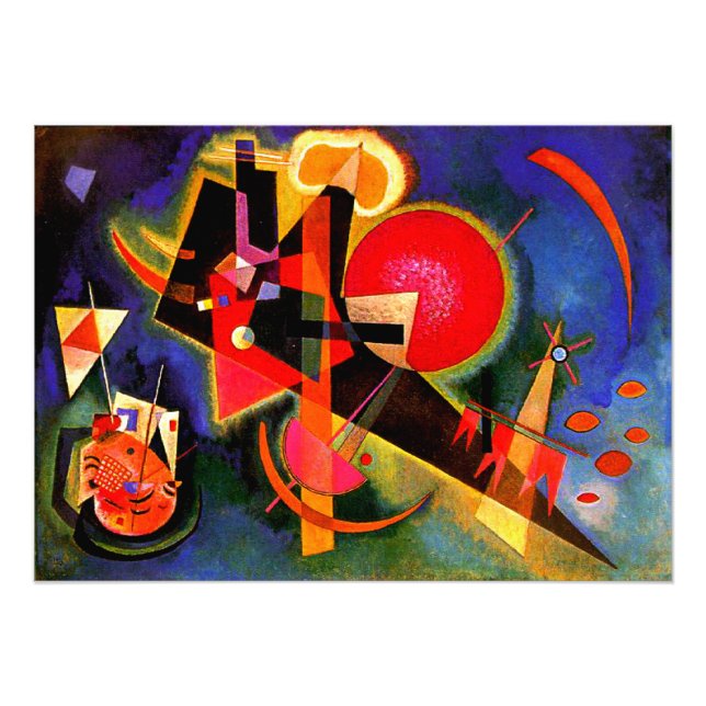 Foto Kandinsky - En azul, pintura popular (Frente)