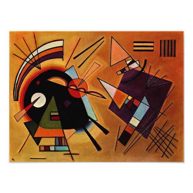 Foto Kandinsky - Negro y Violeta, (Frente)