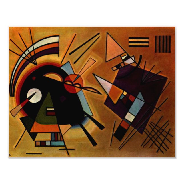 Foto Kandinsky - Negro y Violeta, (Frente)