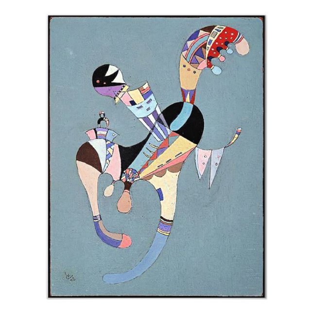 Foto Kandinsky - Una figura flotante, (Frente)