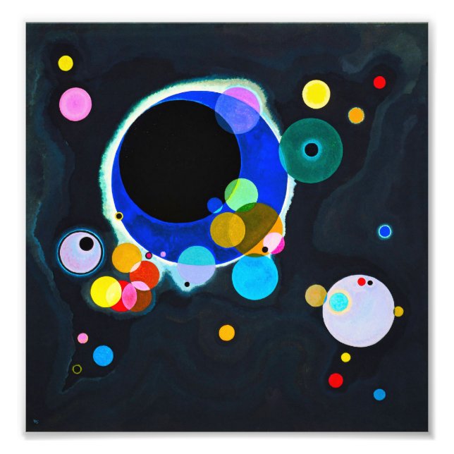 Foto Kandinsky Varios Círculos Imprimir (Frente)