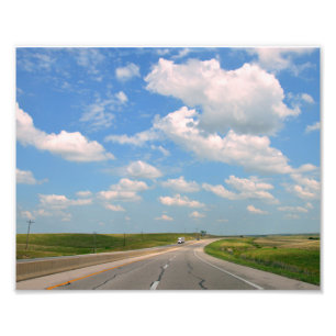 Foto Kansas Turnpike Through Flint Hills 8x10