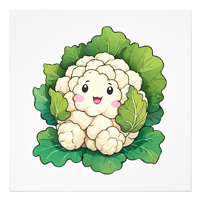 Foto Kawaii Cauliflower (Frente)