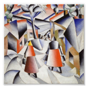 Foto Kazimir Malevich - Mañana En El Pueblo