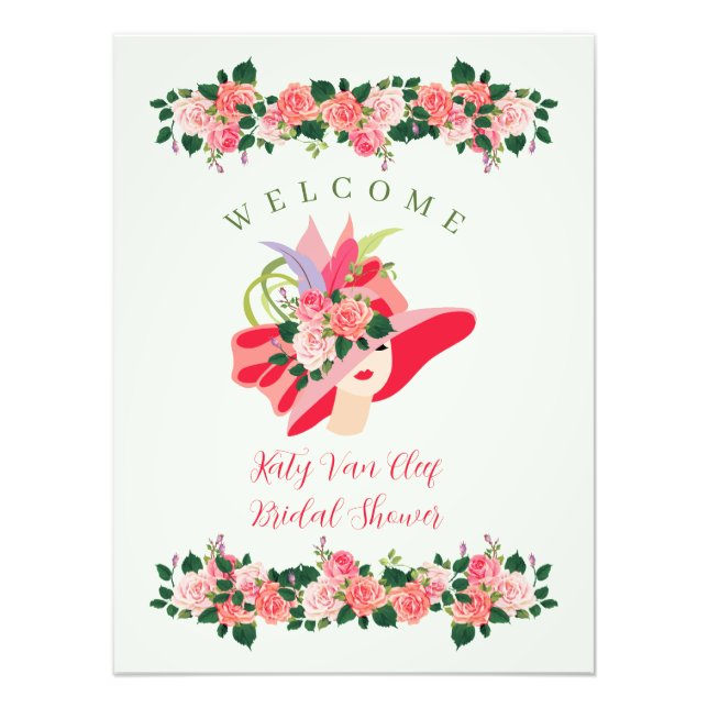 Foto Kentucky Derby Gorra Bridal Shower (Frente)