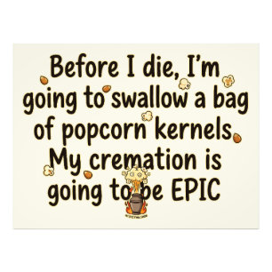 Foto Kernels de Palomitas de Cremación Épica Divertidos