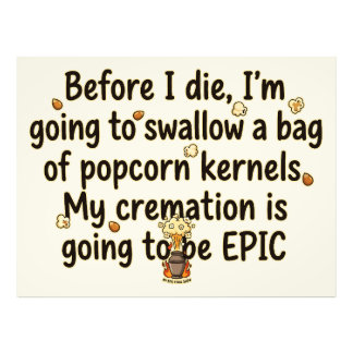 Foto Kernels de Palomitas de Cremación Épica Divertidos