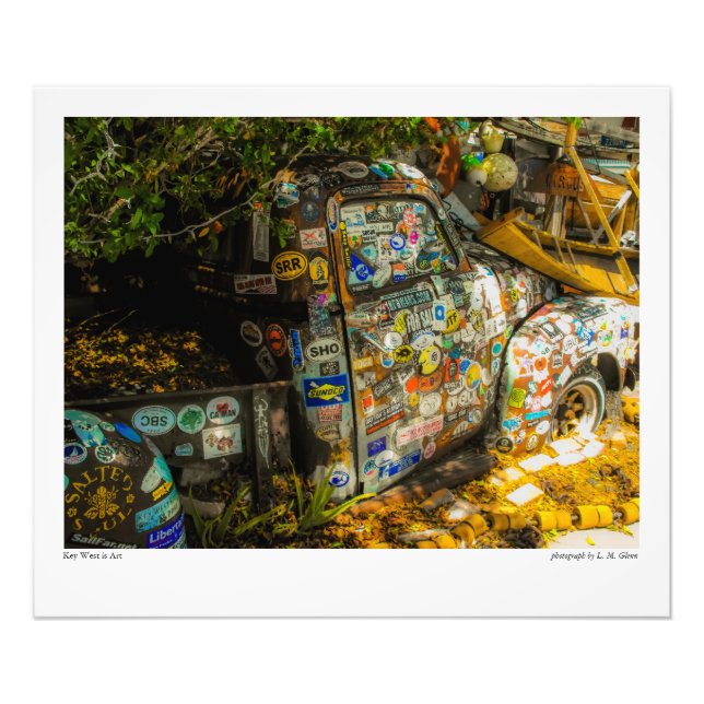 Foto Key West es Art, Old Pickup Truck (Frente)