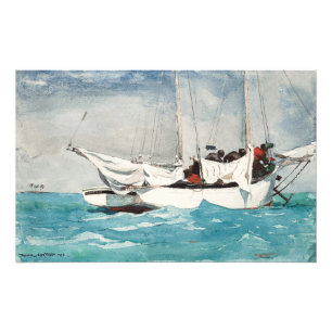 Foto Key West, Levar Anclas (1903) por Winslow Homer 