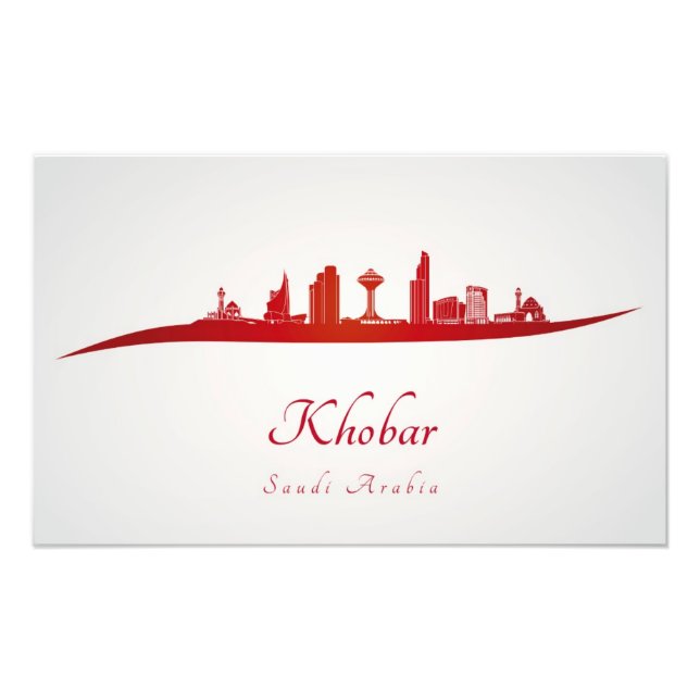 Foto Khobar skyline in red (Frente)
