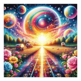 Foto Kit de pintura de diamante radiante brillante gran