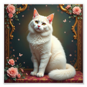Foto Kit de Pintura de Diamantes White Cat 5D