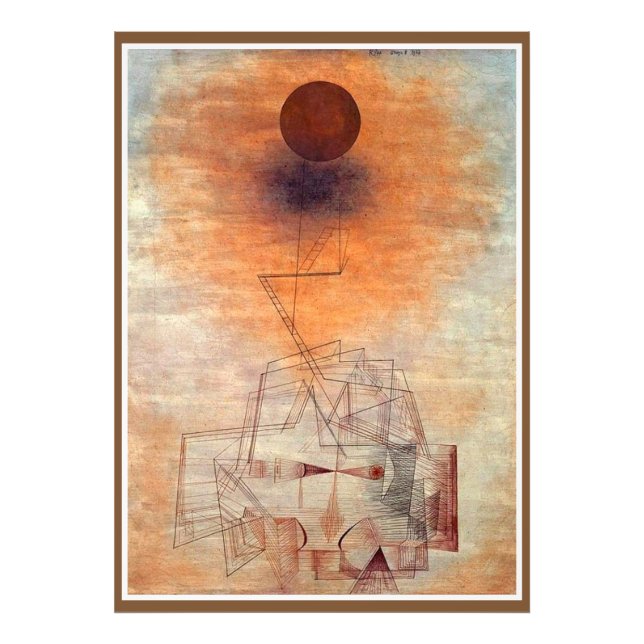 Foto Klee - Límites de la Intelect, famosa obra de arte (Frente)