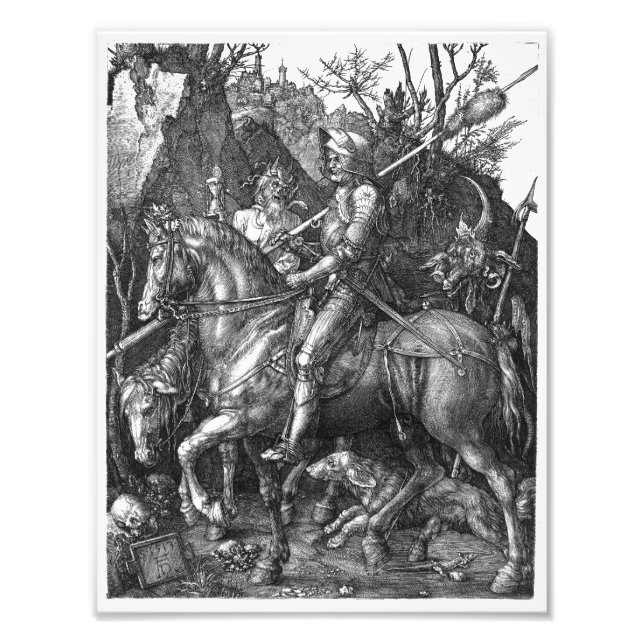 Foto Knight Death Devil Albrecht Durer grabando arte p (Frente)