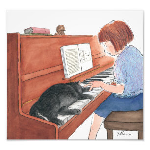 Foto Kramer El Gato Dormía En El Piano