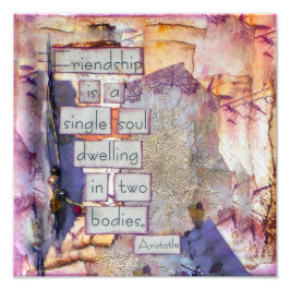 Foto La Amistad De Cita De Amistad Es Un Solo Alma