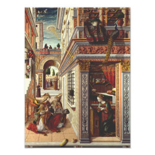 Foto La Anunciación Carlo Crivelli Arte del Renacimient