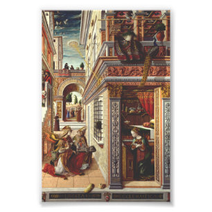 Foto La Anunciación Carlo Crivelli Arte del Renacimient