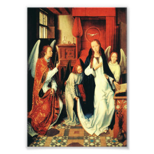 Foto La anuncio de la Virgen María por Hans Memling