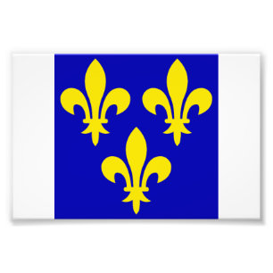 Foto La bandera medieval de Francia